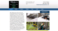 Desktop Screenshot of mikesplowingtreeandlawn.com